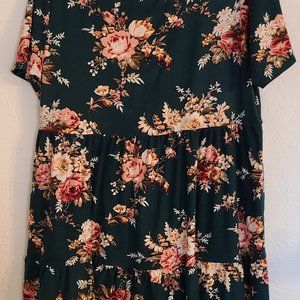Women Floral print dress by Vibe Sportswear